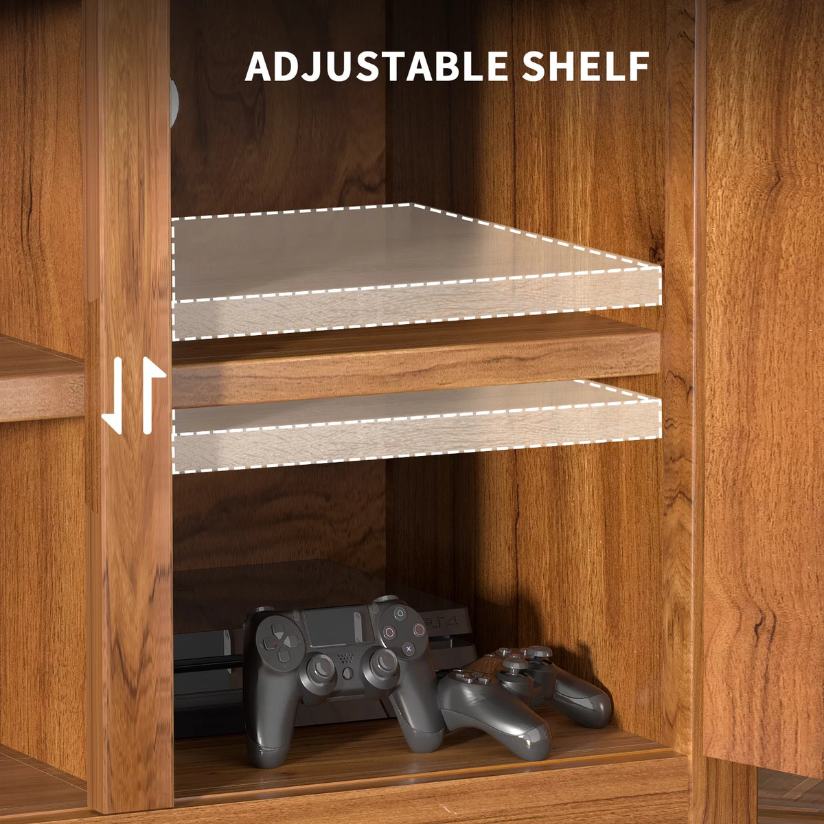 Farmhouse Two-Door TV Cabinet K397