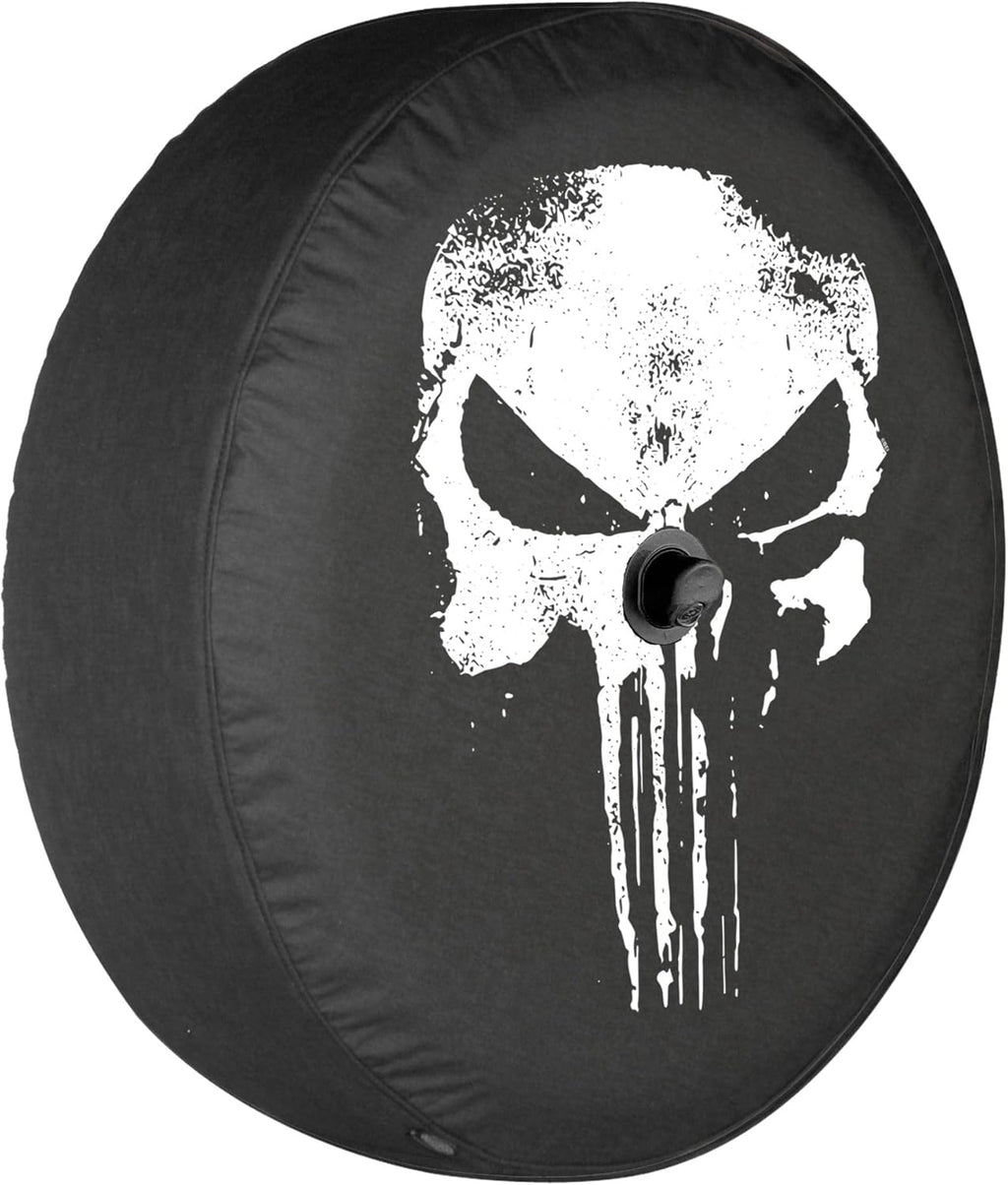 33 Soft Tire Cover Distressed Skull Pack of 2 N133102