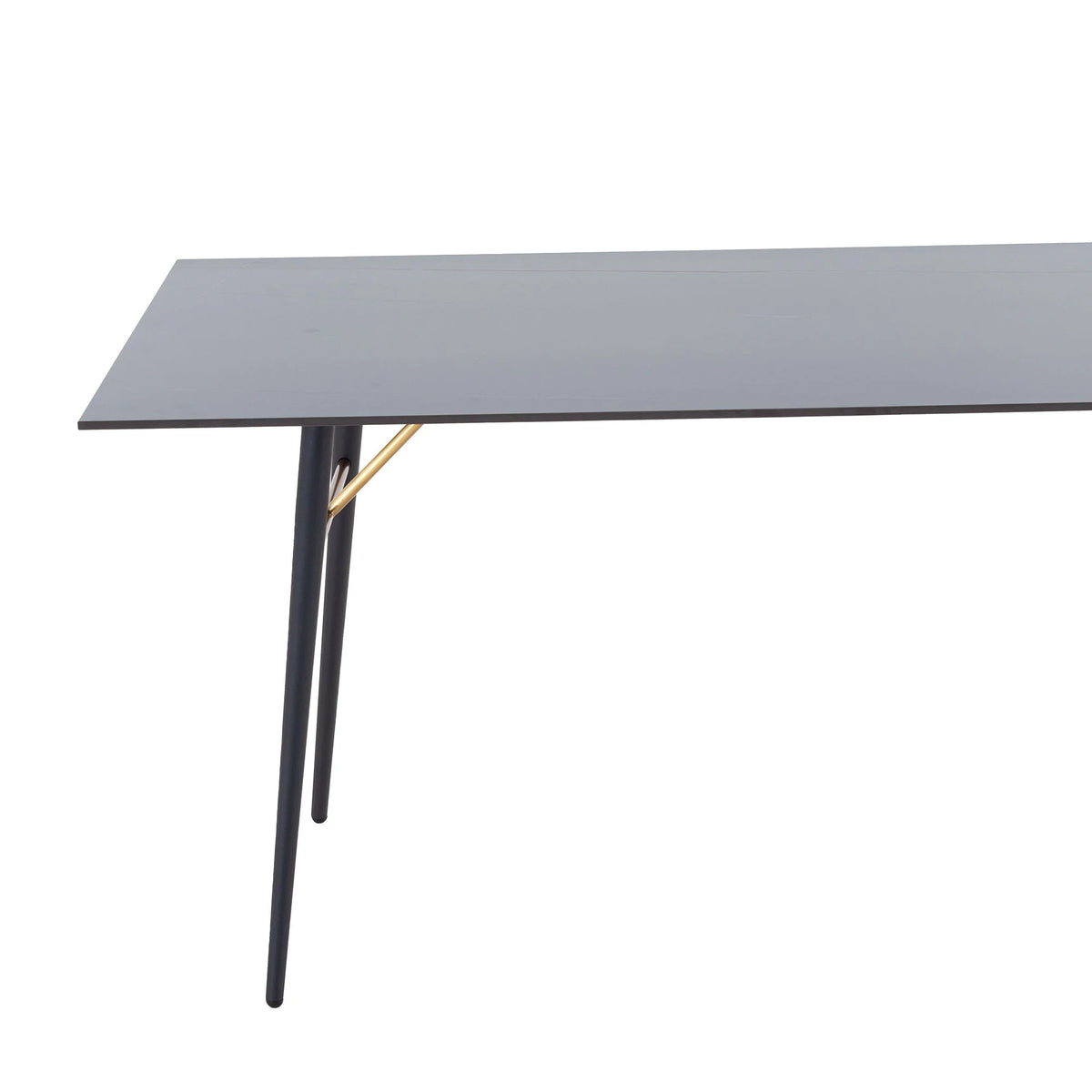 Black 70inch Ceramic Tile Dining Table P345348
