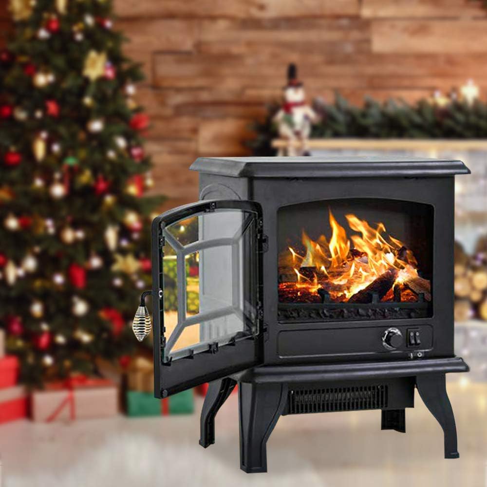 20" 1500W Electric Fireplace Heater R9498