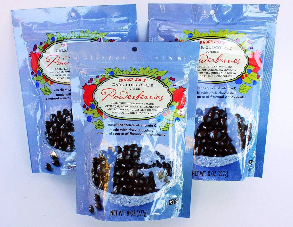 Dark Chocolate Covered Powerberries With Acai, Pomegranate, Cranberry And Blueberry Pack Of 3 L944301