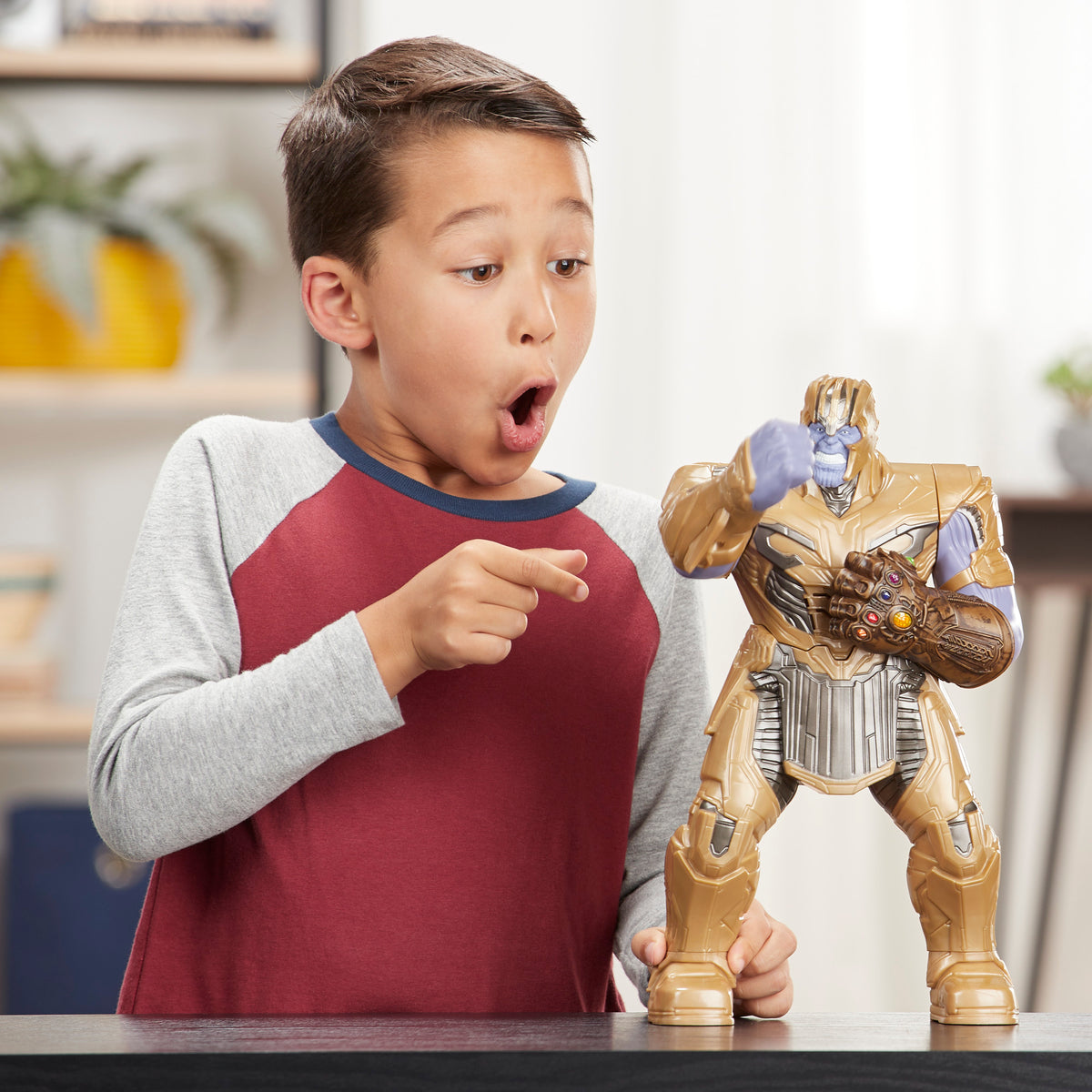 13.75 in Thanos Action Figure with 20+ Sounds X37842