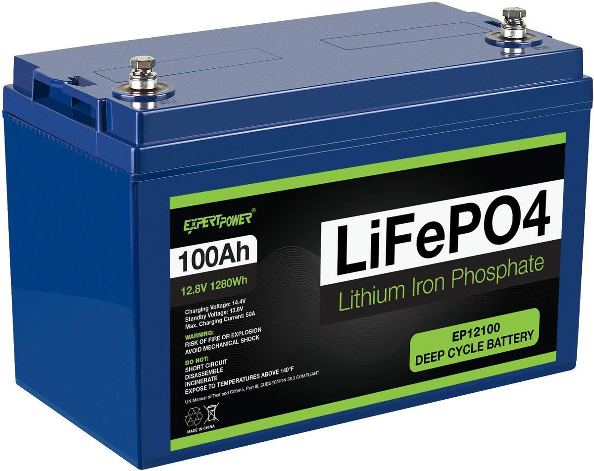 12V 100Ah Lithium LiFePO4 Deep Cycle Rechargeable Battery S5148