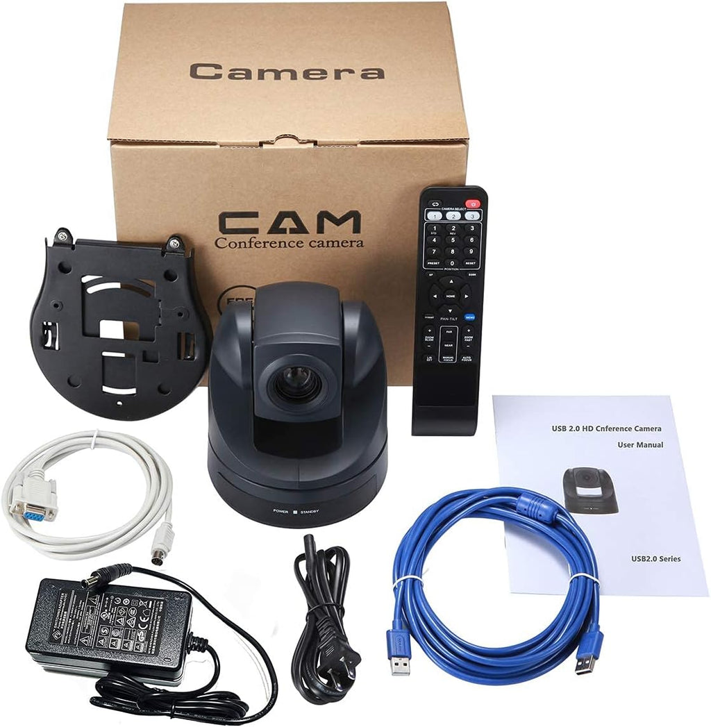 10X Optical Zoom 1080P PTZ Camera USB2.0 Video Conference Camera J985