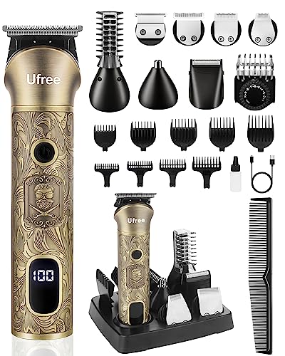 Cordless Beard Trimmer and Hair Clipper Grooming Kit O9102
