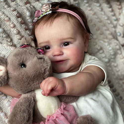 20 Inches Realistic Silicone Vinyl Reborn Baby Doll W24489