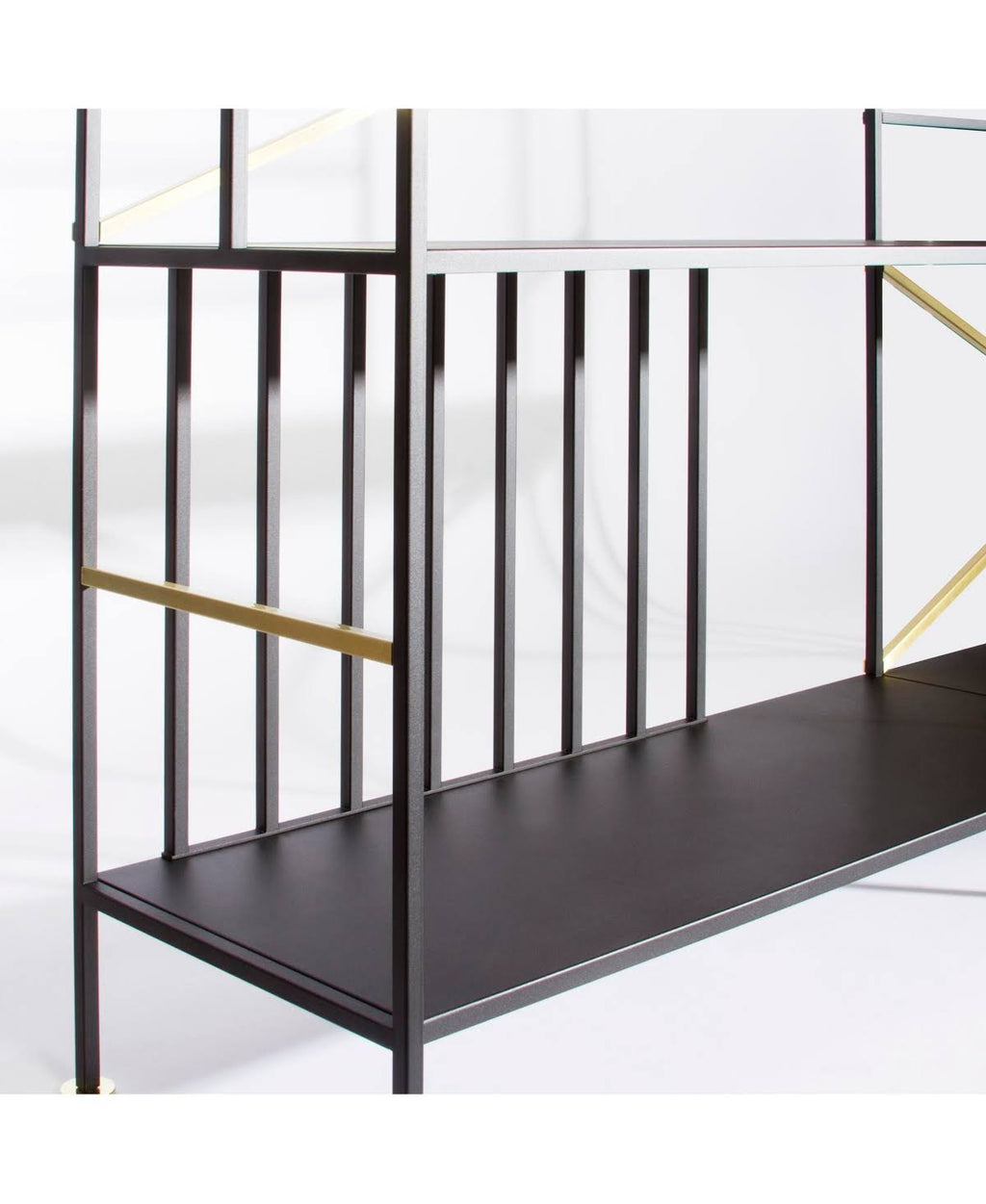 Black 2 Shelf Bookcase P94809