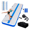 10/13ft Inflatable Tumble Track 4in Thick Air Floor with Electric Pump S4264