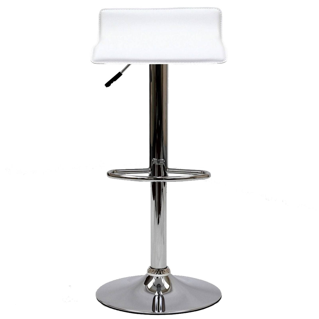 White Bar Stool Set of 2 E1531
