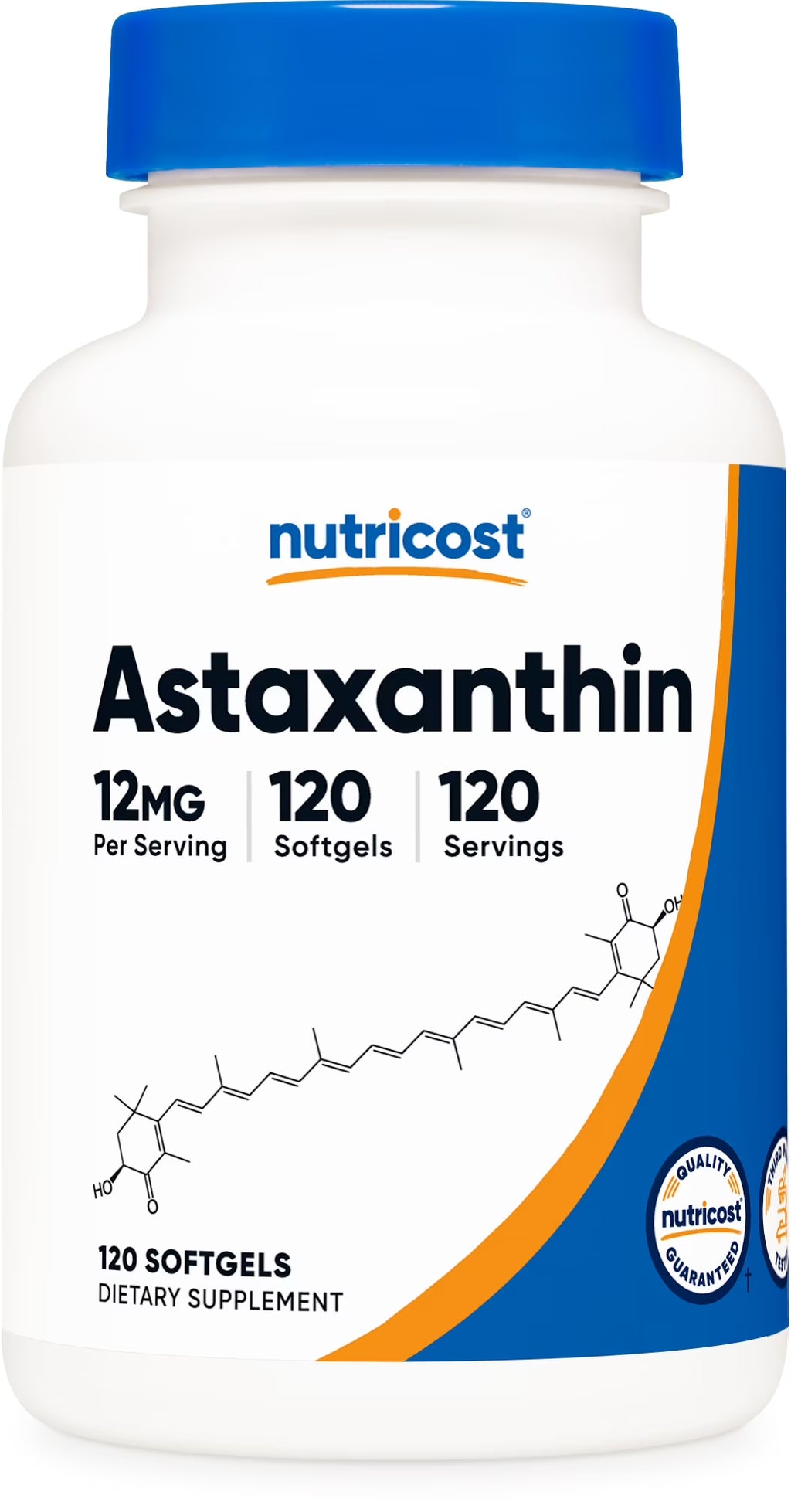 Astaxanthin 12mg, 120 Softgels Supplement B82617