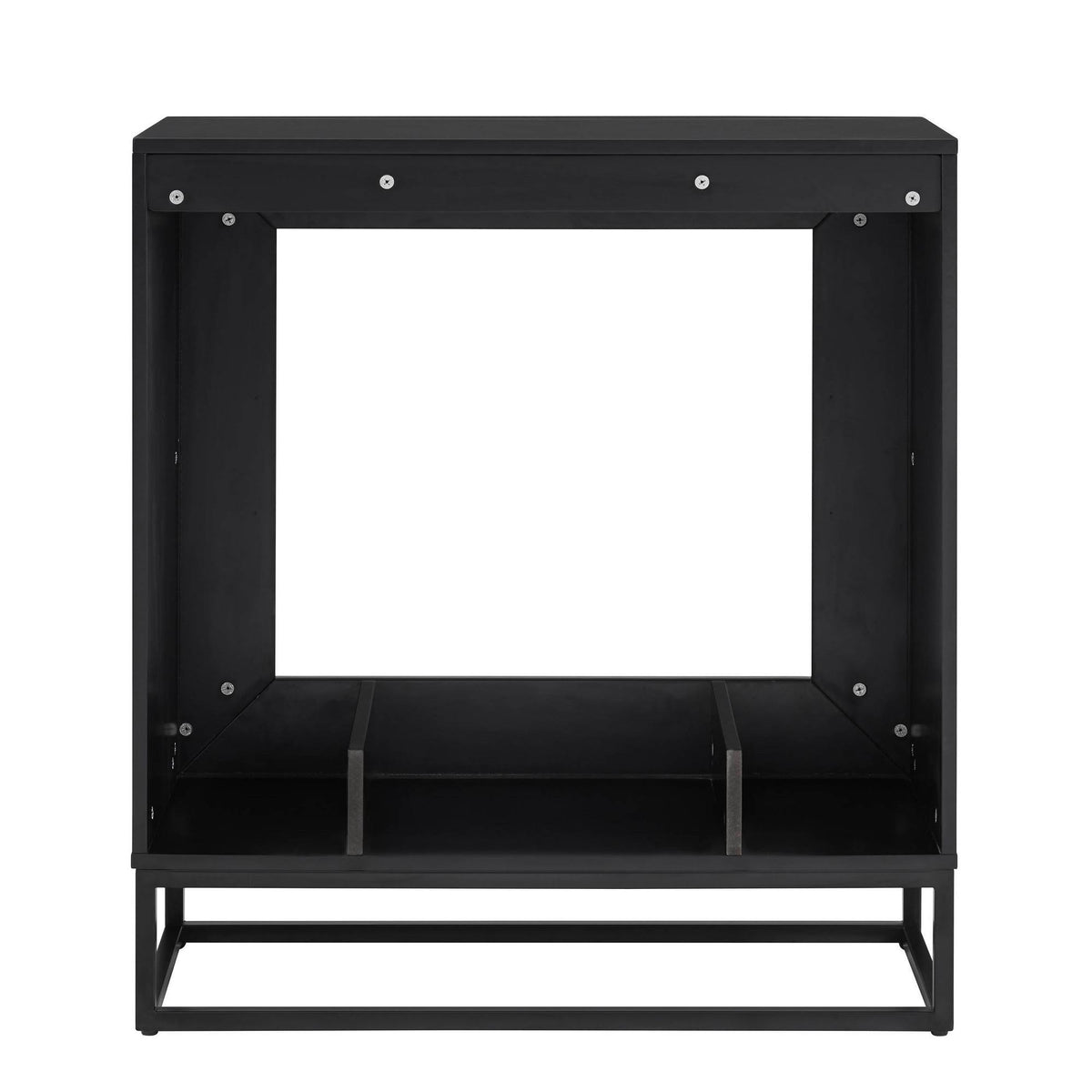 Contemporary Electric Fireplace - Black U6728