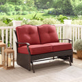 Steel Outdoor Glider Loveseat X6215