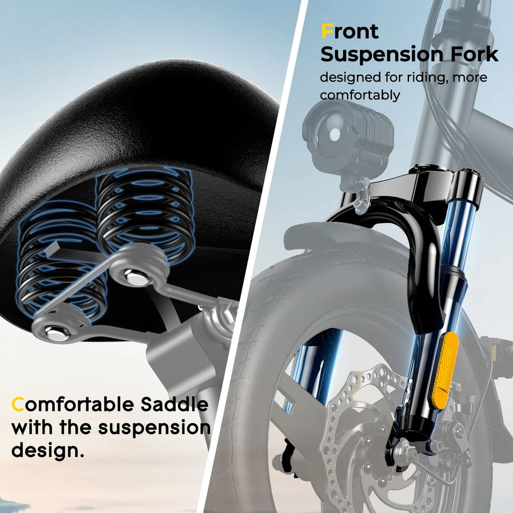 Folding Electric Bike 400W Motor 36V 15Ah Battery L233