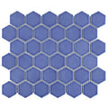 Periwinkle Porcelain Mosaic Tile N6894