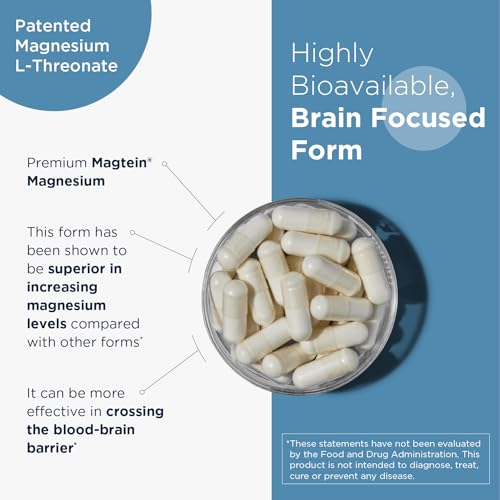 90 Vegan Capsules Magnesium L-Threonate Supplement S15624