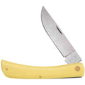 Yellow Delrin Handle CV Steel Pocket Knife W297692