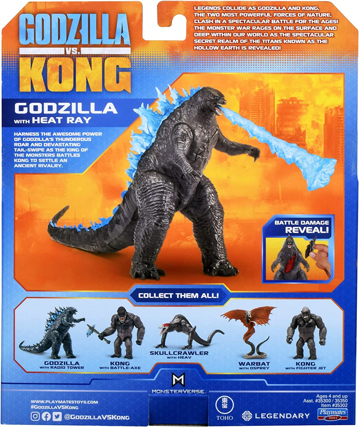 Godzilla Heat Ray Action Figure (6") G925