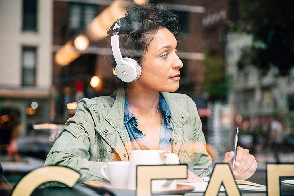 White Wireless On-Ear Headphones A2216