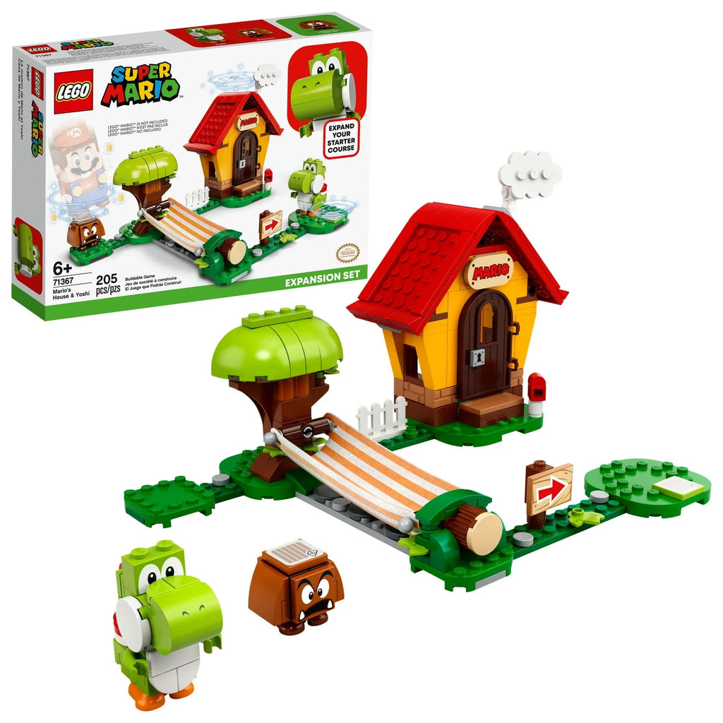 Mario's House & Yoshi Expansion Set Building Toy (205 Pieces) P296