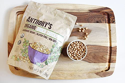 Organic Dried Chickpeas, 3 lb, Dry Garbanzo Beans Z105
