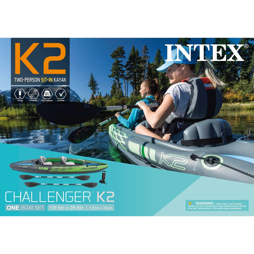 Inflatable Kayak with Oars and Hand Pump Z146