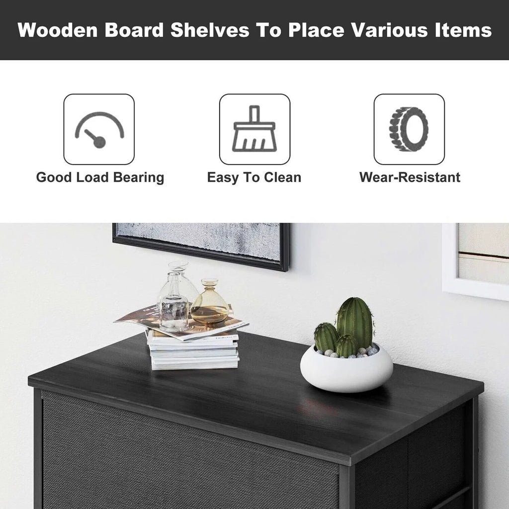 2 Drawer Fabric Dresser J896669