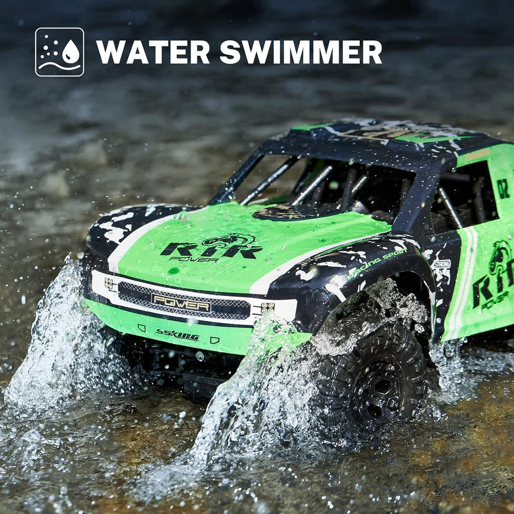 2.4 GHz Waterproof 4WD RC Monster Truck with 2 Rechargeable Batteries G9568