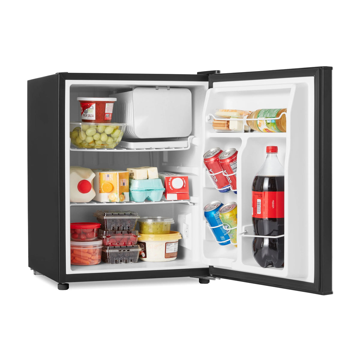 Black 2.7 Cu ft Single Door Mini Fridge I93241