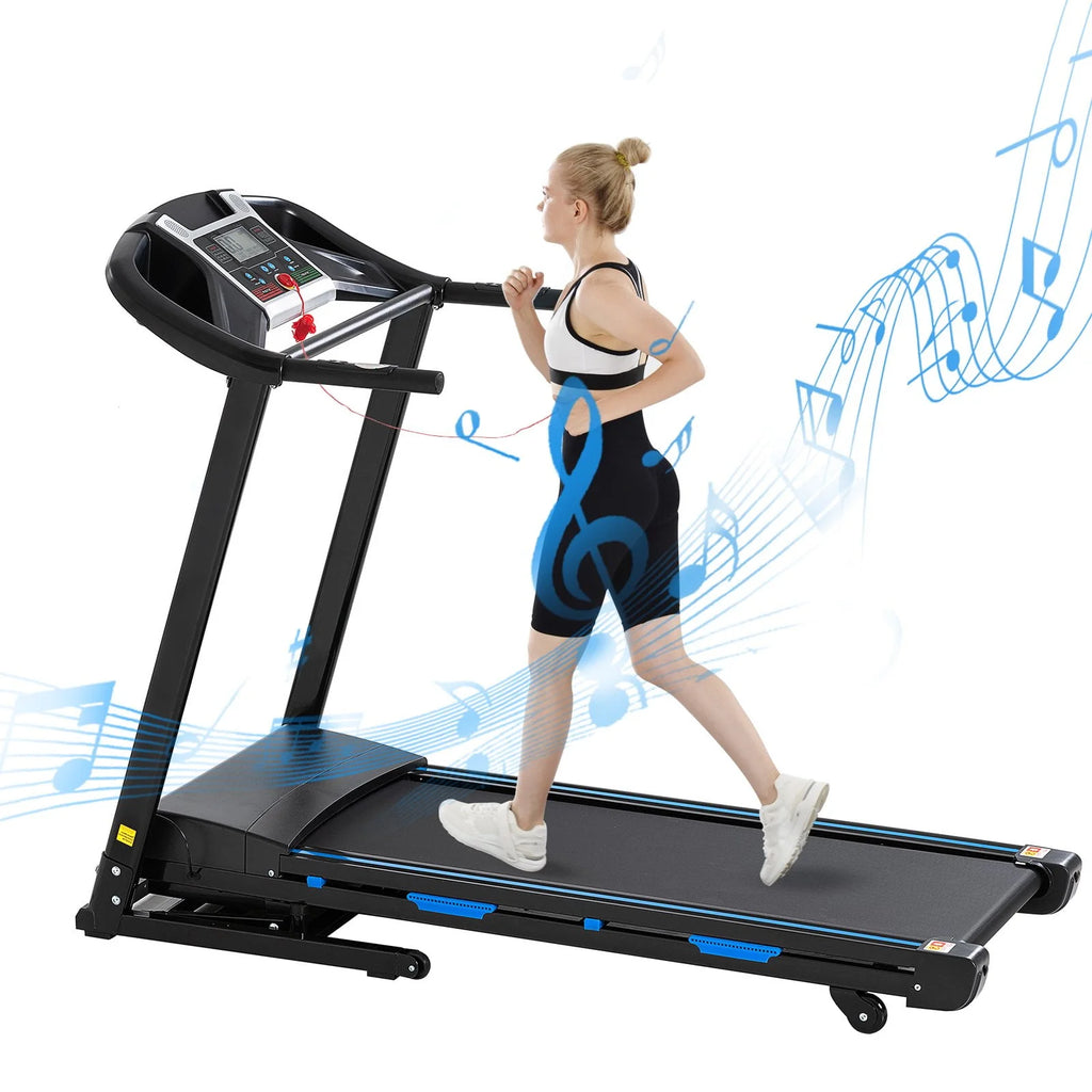 3.5HP Foldable Electric Treadmill with Incline C62495