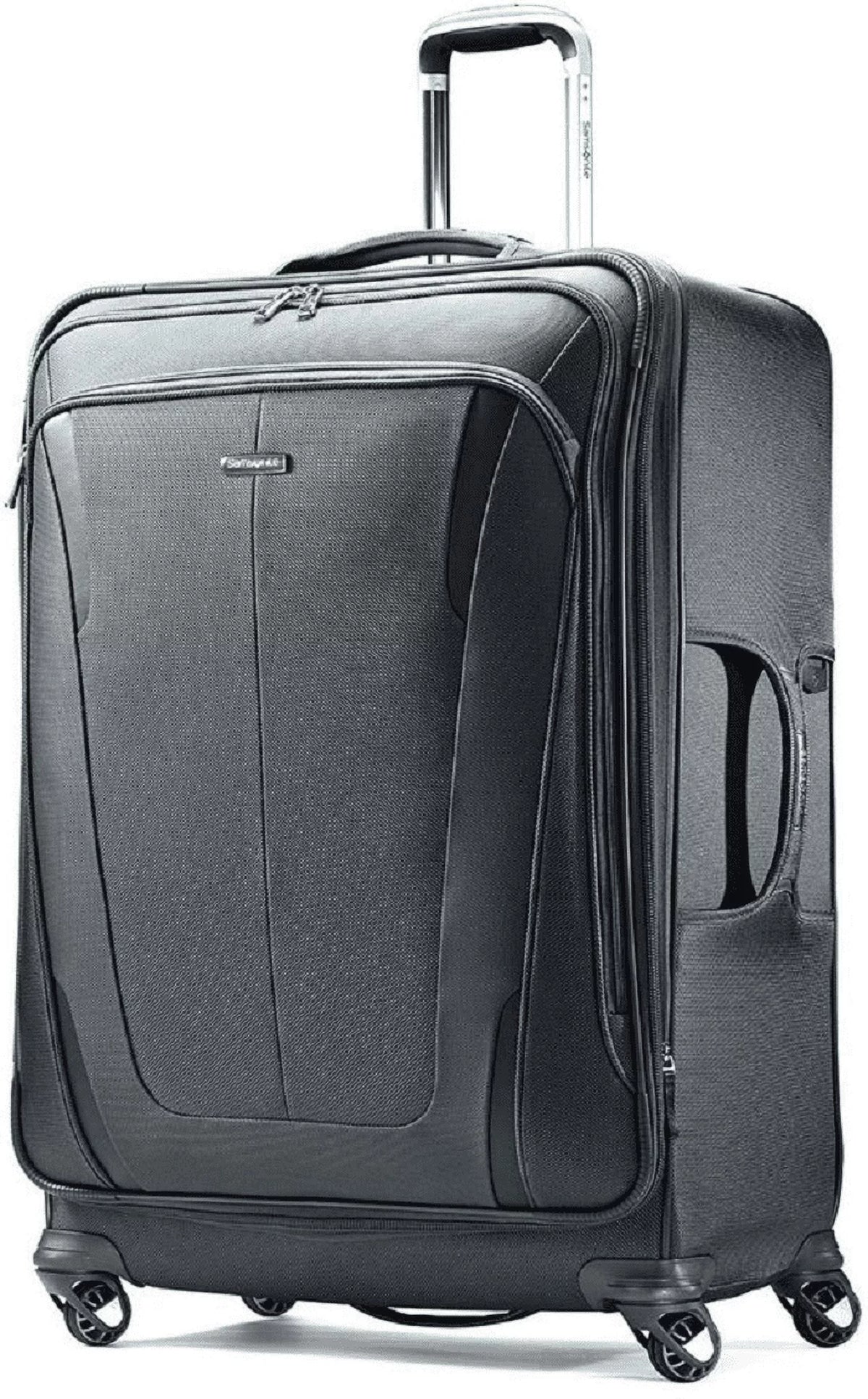 Hardside Spinner Luggage 2 Piece Set Silver X865
