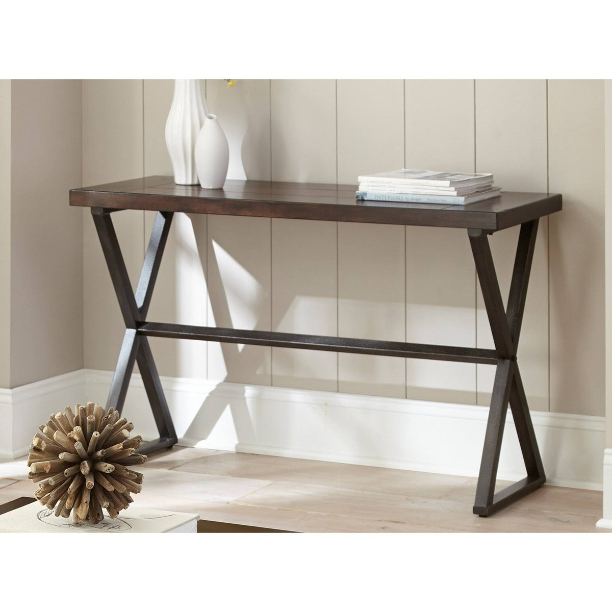 Dark Cherry Console Table Y571506