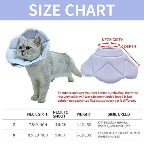 Soft Adjustable Cat Dog Recovery Collar M757157