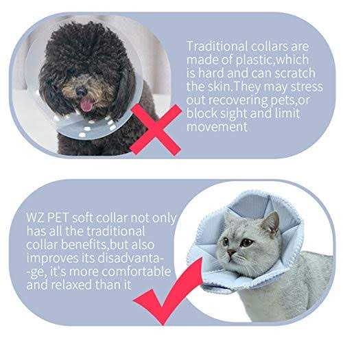 Soft Adjustable Cat Dog Recovery Collar M757157