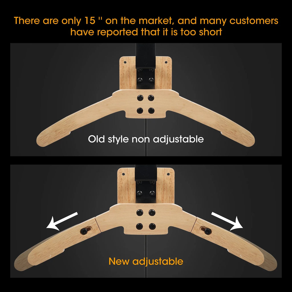 Wooden Wall Mount Helmet Rack with Hooks Q377