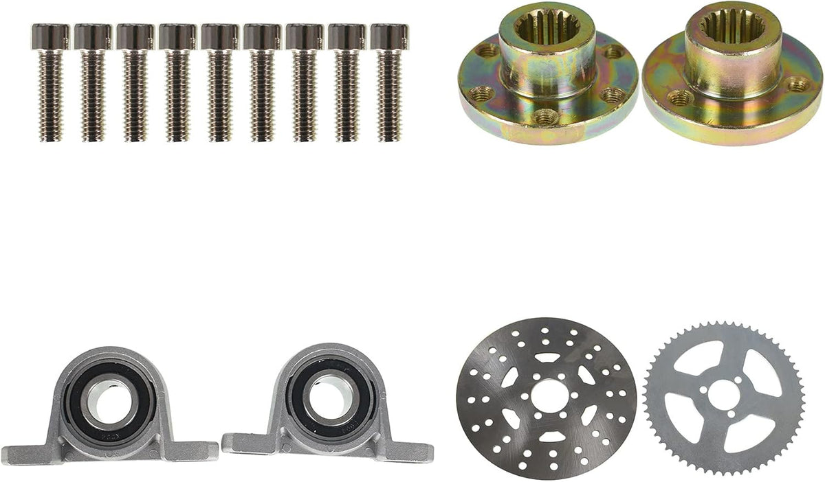 Rear Live Axle Kit Brake Assembly for Drift Trike Go Kart K108238