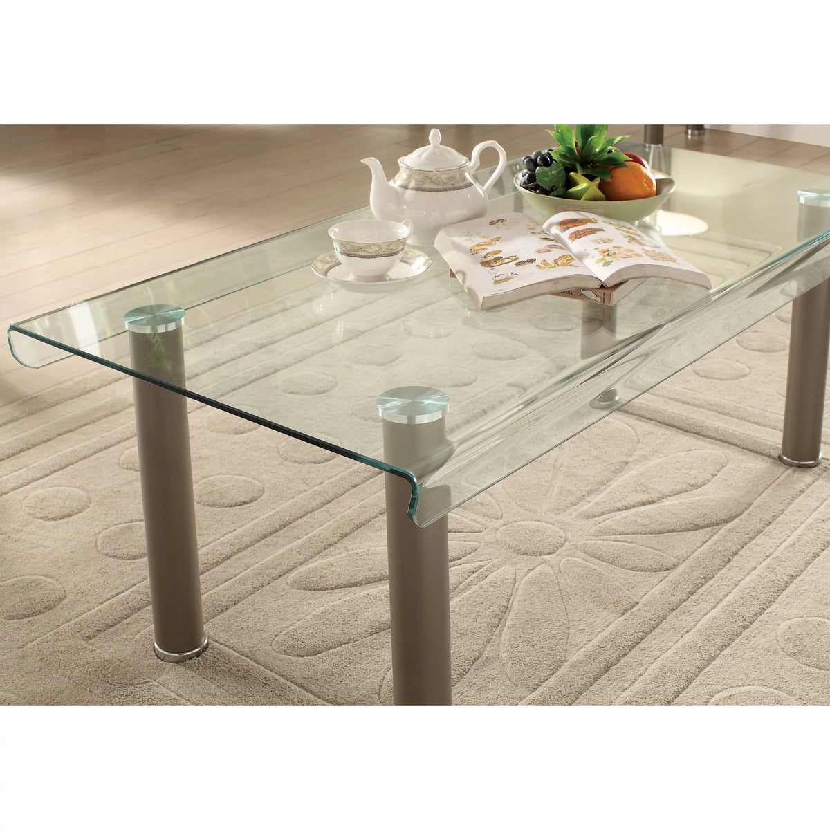 Contemporary 2-Piece Coffee Table Set K44640