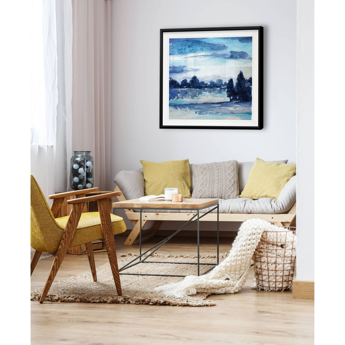 Framed Giclee Print 26x26 O904580