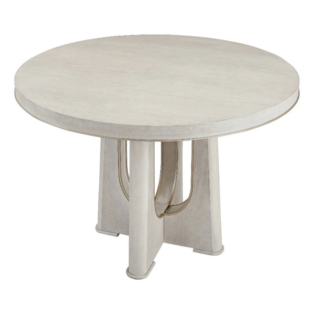 Washed Blond Oak Wood Dining Table R84742