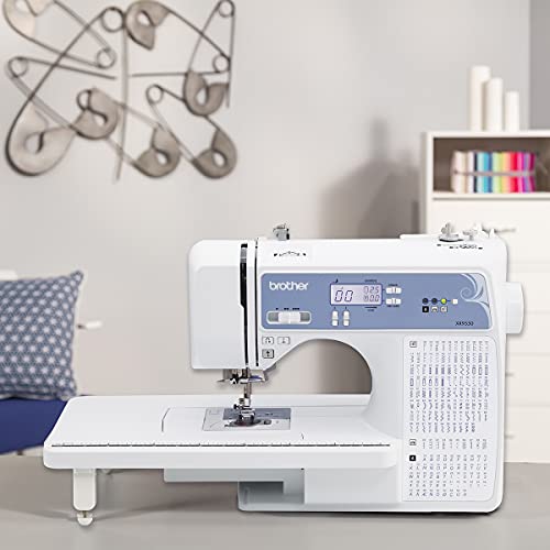 Computerized Sewing and Quilting Machine with 165 Built-in Stitches, LCD Display, White Y97248
