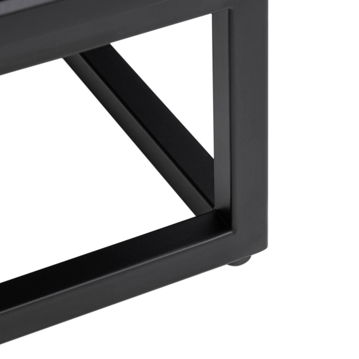 Contemporary Electric Fireplace - Black U6728