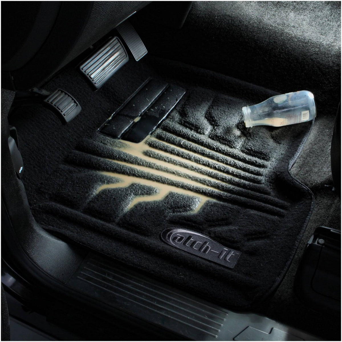 Black Carpet Floor Mat R712