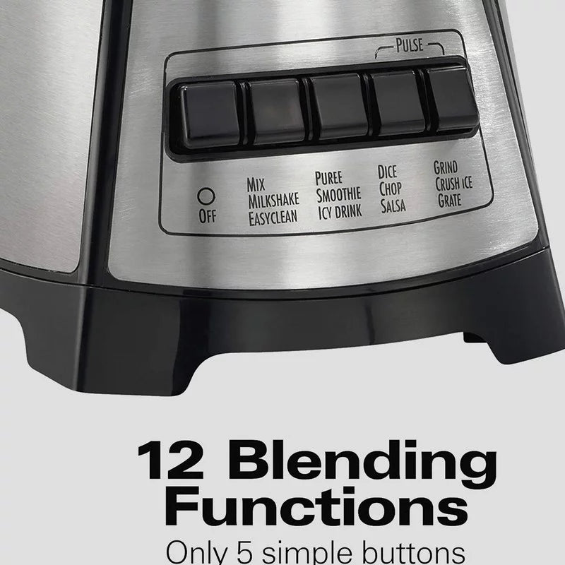 Countertop Blender with 40oz Glass Jar and Vegetable Chopper J40342