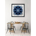 Indigo Framed Giclee Print 38x38 R3605