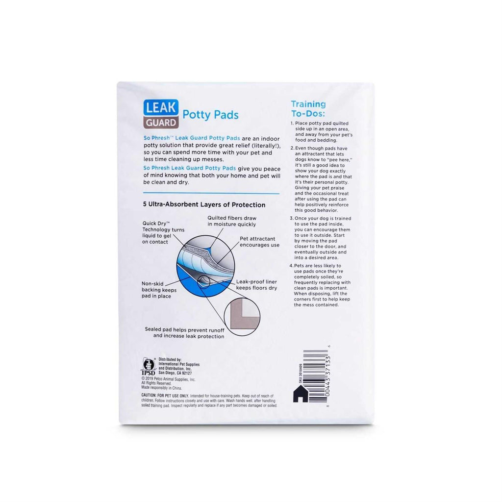 Large Leak Guard Quilted Potty Pads S903