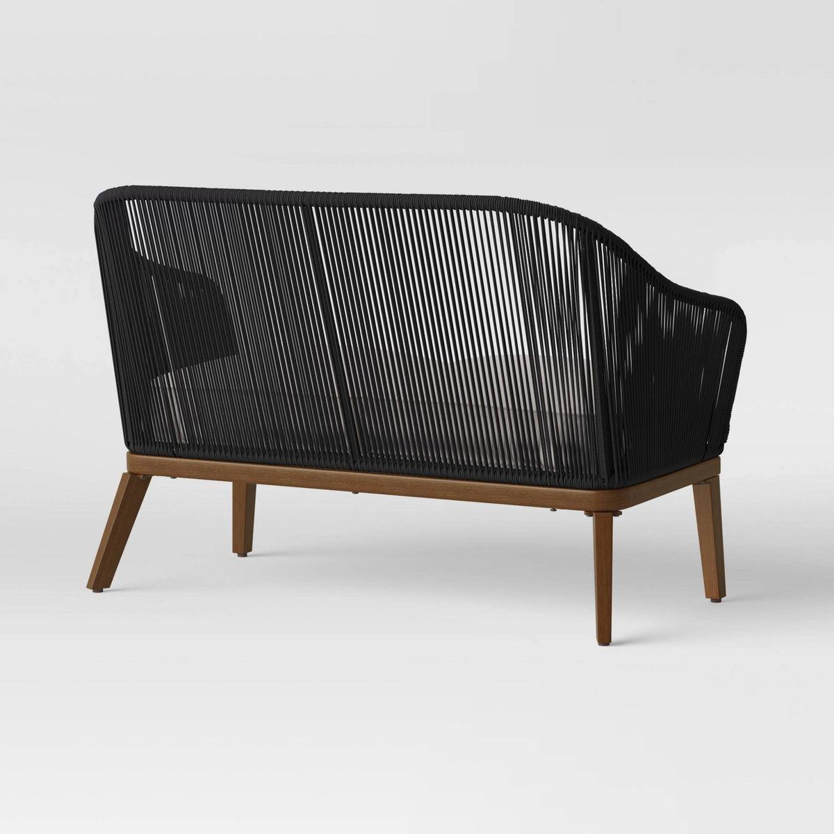 Light Wood Patio Loveseat M583