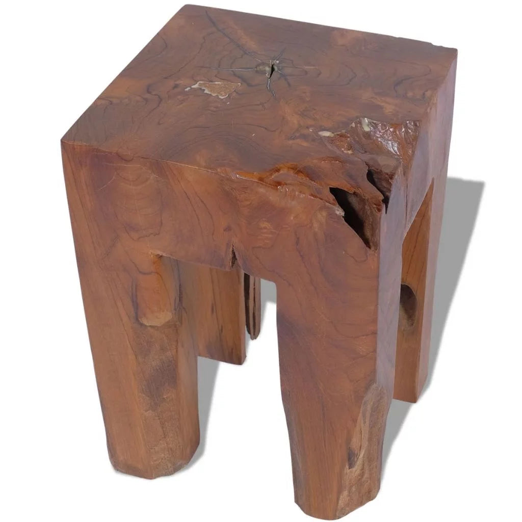 Solid Teak Wood Stool L5600