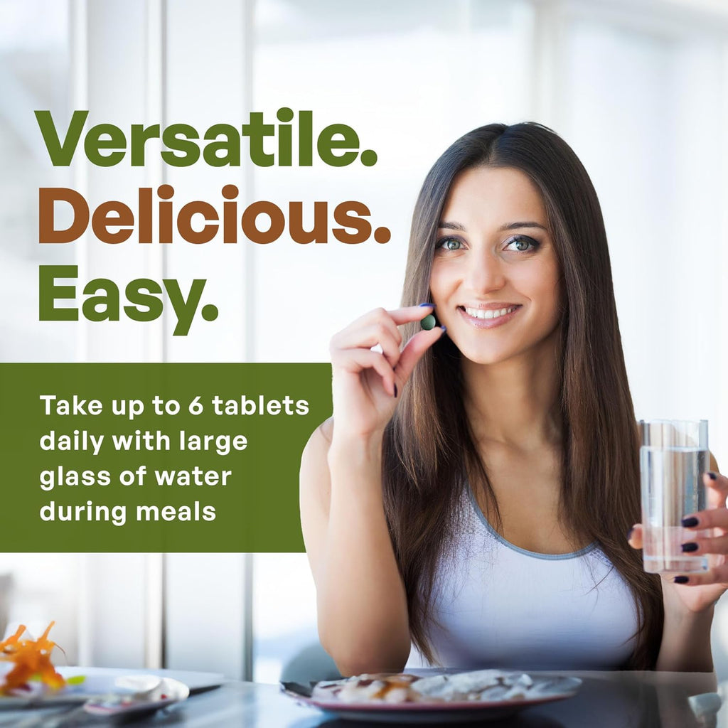 500 mg Organic Spirulina Tablets, 720 Tablets B91929