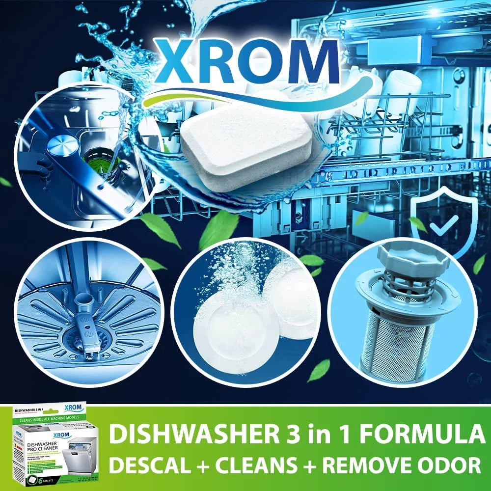Dishwasher Cleaner and Descaler, 6 Treatments T267