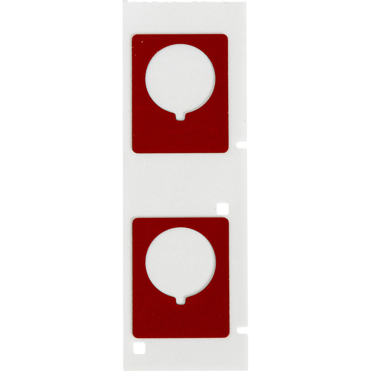 Raised Panel Label, 1.2 in W x 1-1/2 in H R5452
