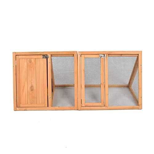 Wooden A-Frame Rabbit Hutch Chicken Coop N54522